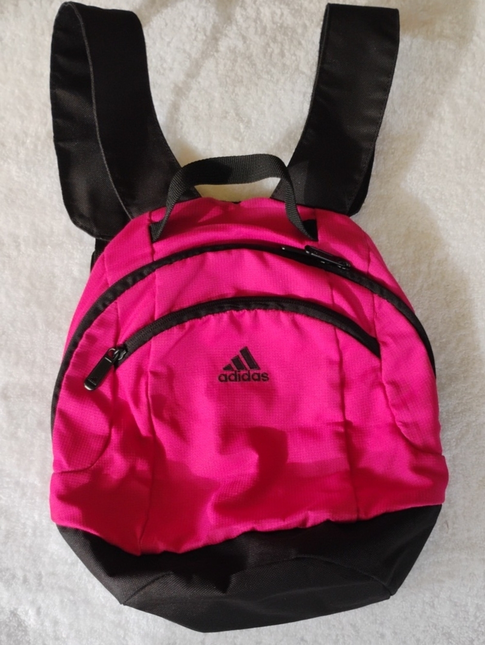 Adidas Hot Pink and Black Mini Backpack